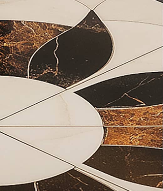 tile flooring in the hotel lobby